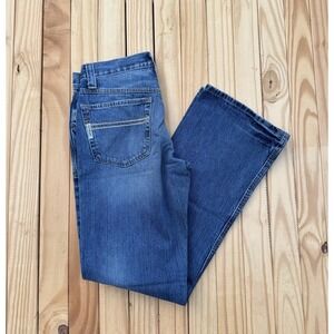 Cinch Carter Jeans Mens 30x34 Blue Med Wash Relaxed Bootcut Cotton Denim Mexico